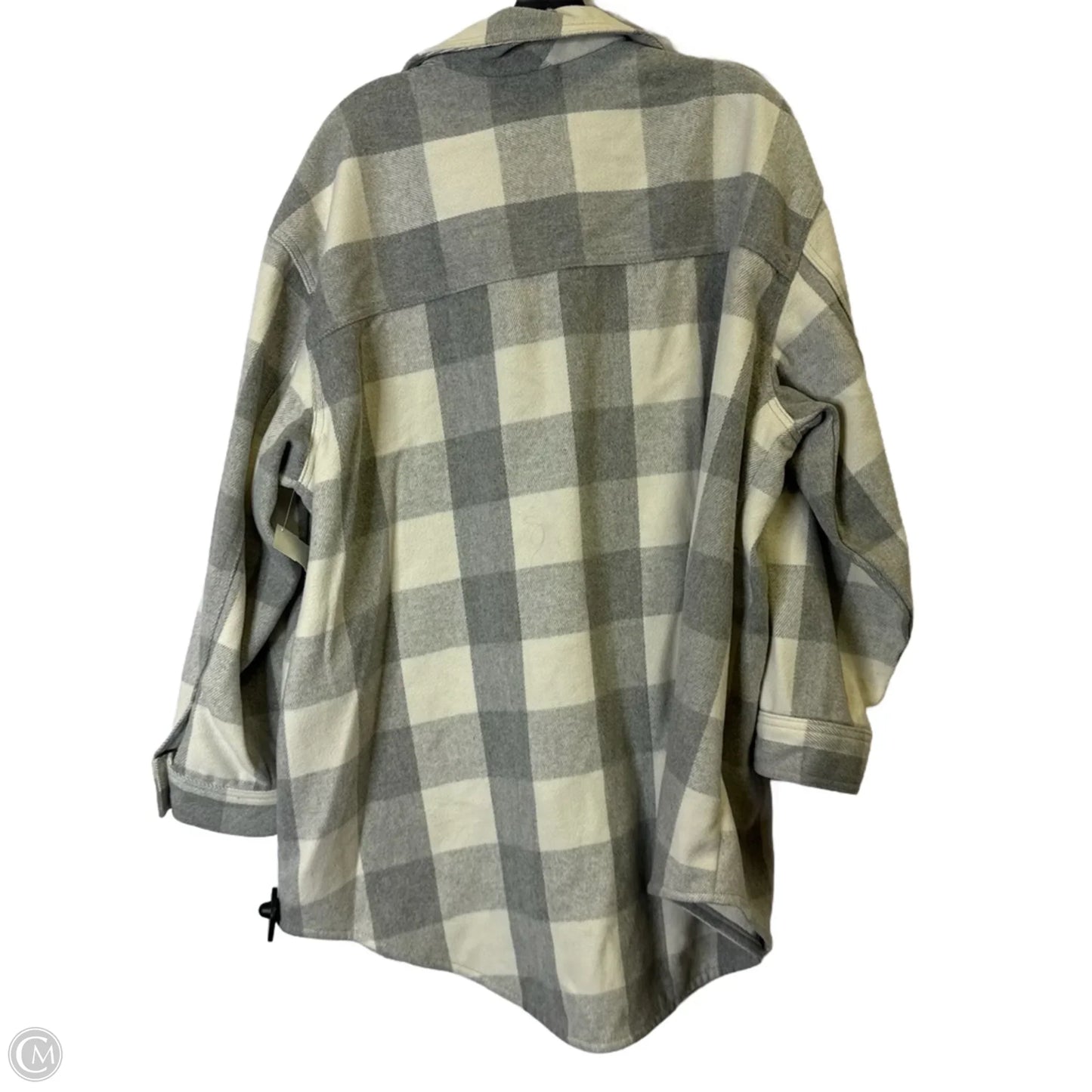 Jacket Fleece By Old Navy In Plaid Pattern, Size: Xxl