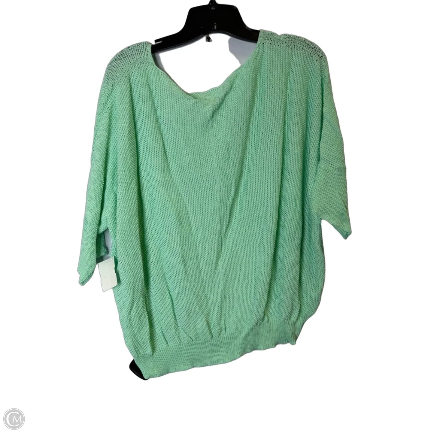 Top Short Sleeve By Clothes Mentor In Teal, Size: Xxl
