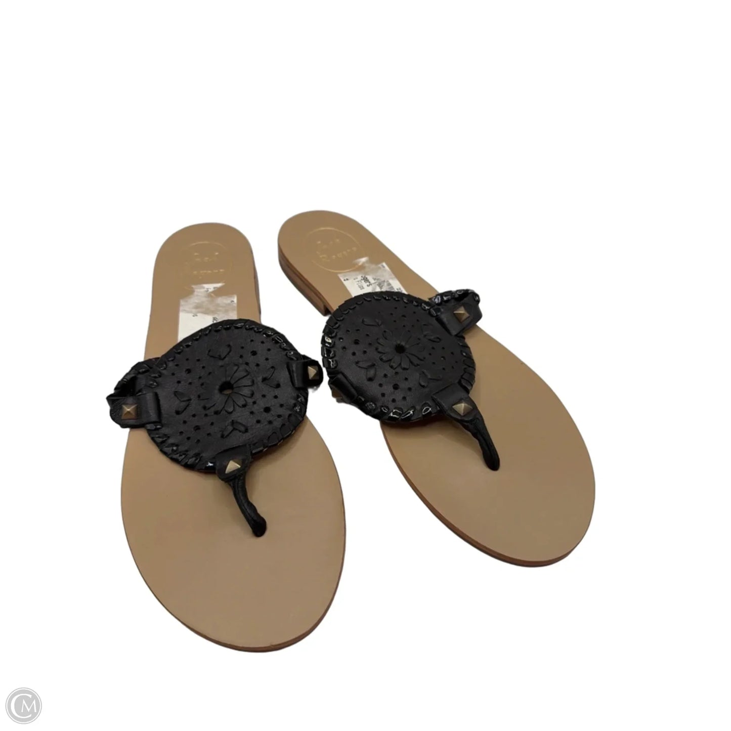 Sandals Flip Flops By Jack Rogers In Black, Size: 9