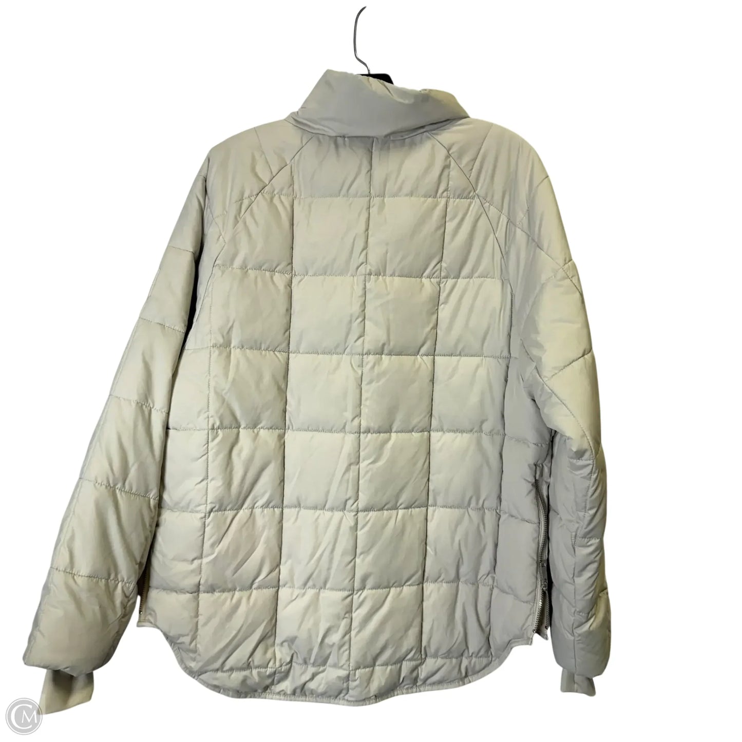 Jacket Puffer & Quilted By Ypb In Beige, Size: L