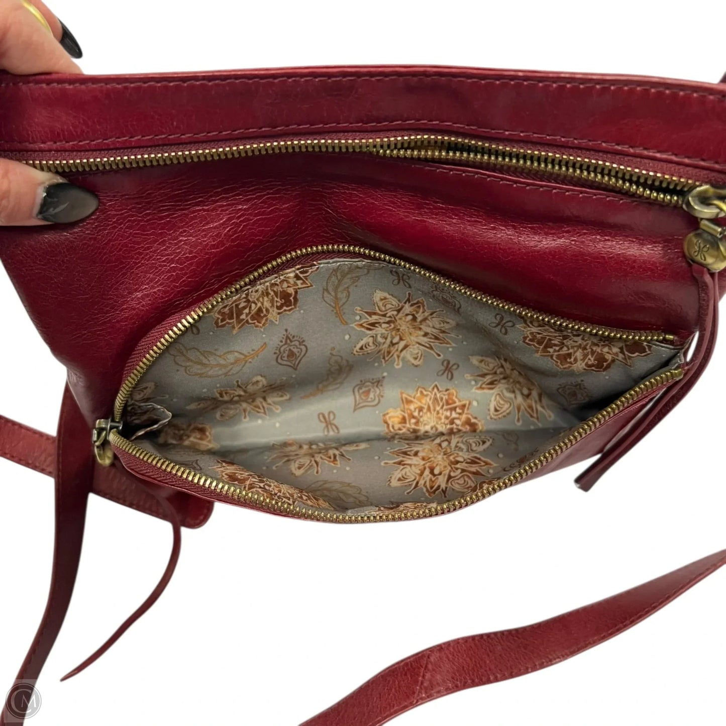 Crossbody Leather By Hobo Intl, Size: Medium