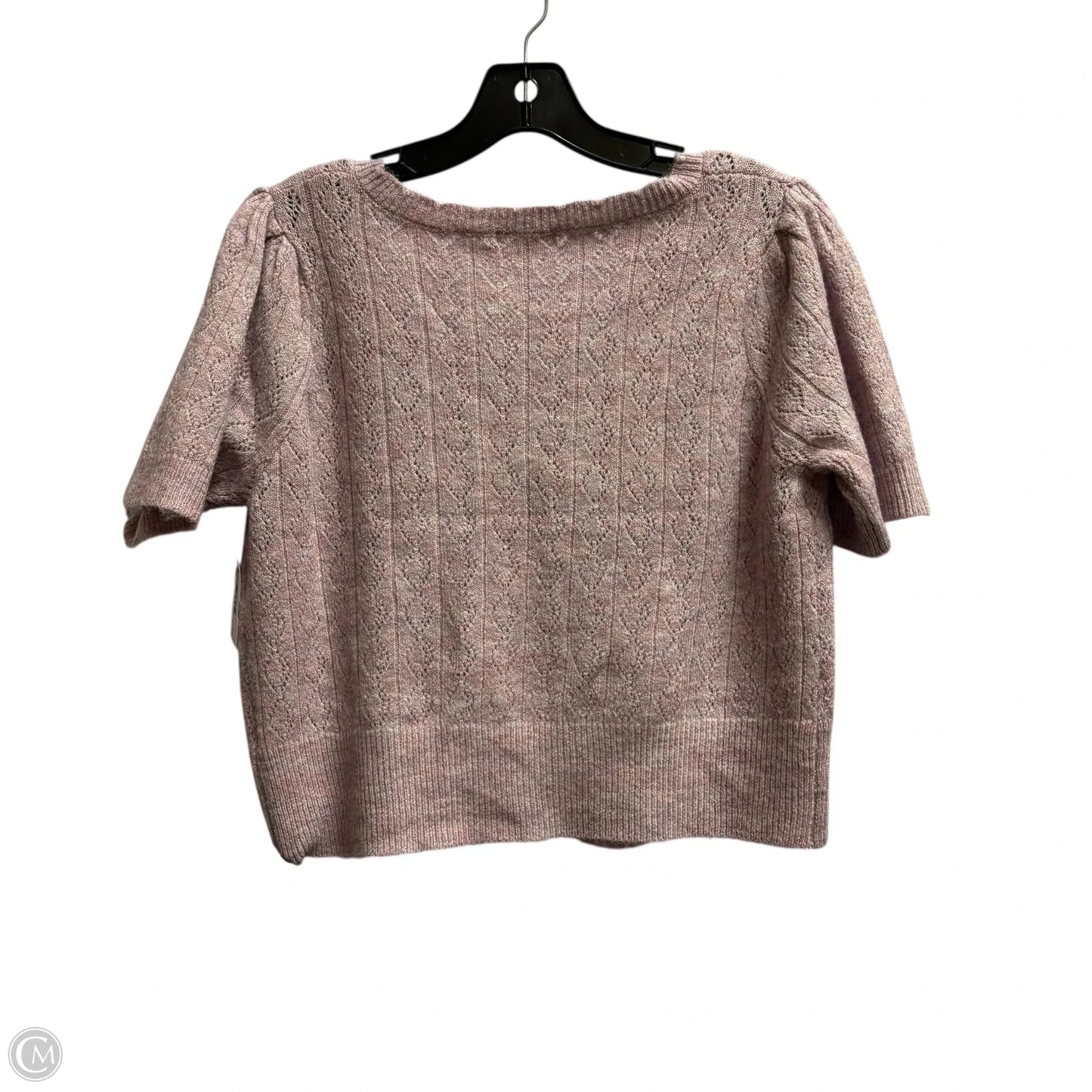 Sweater Cardigan By Clothes Mentor In Purple, Size: L