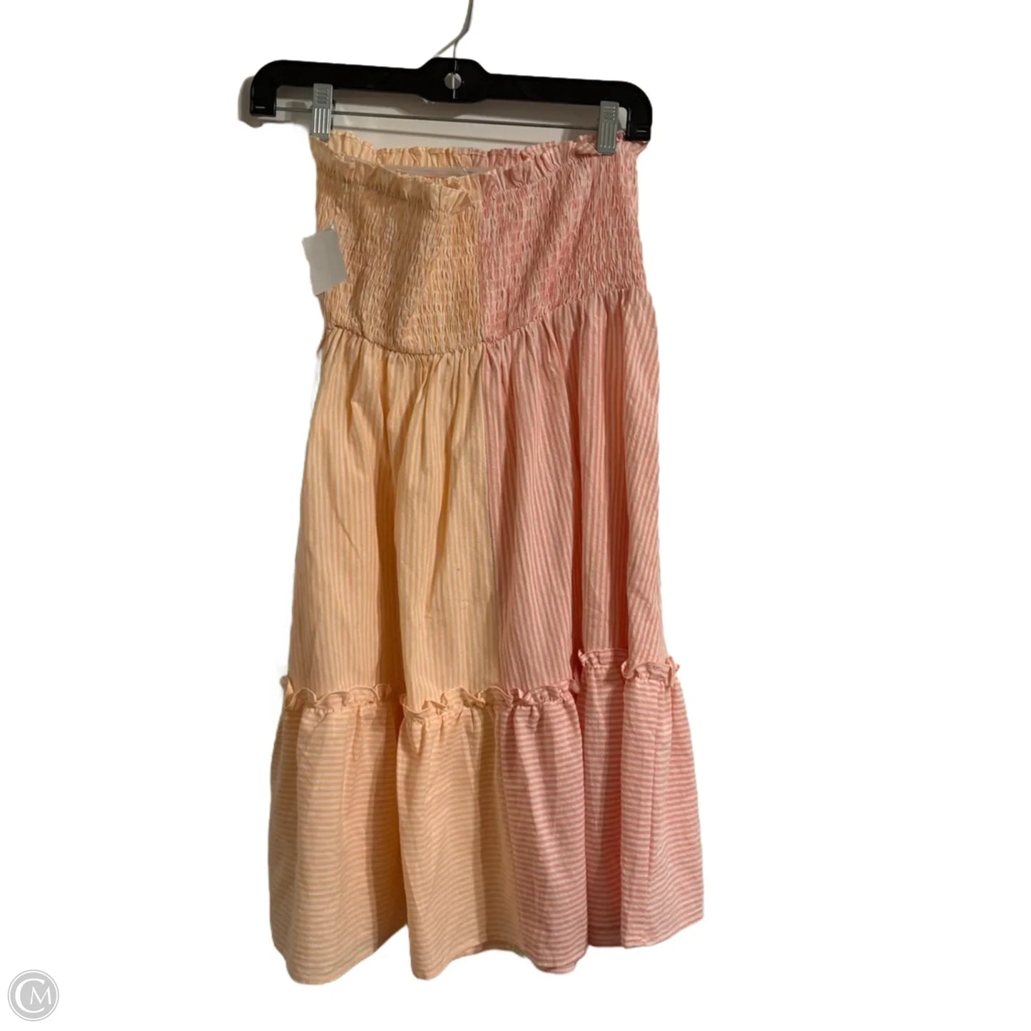 Dress Casual Short By Clothes Mentor In Orange & Pink, Size: S