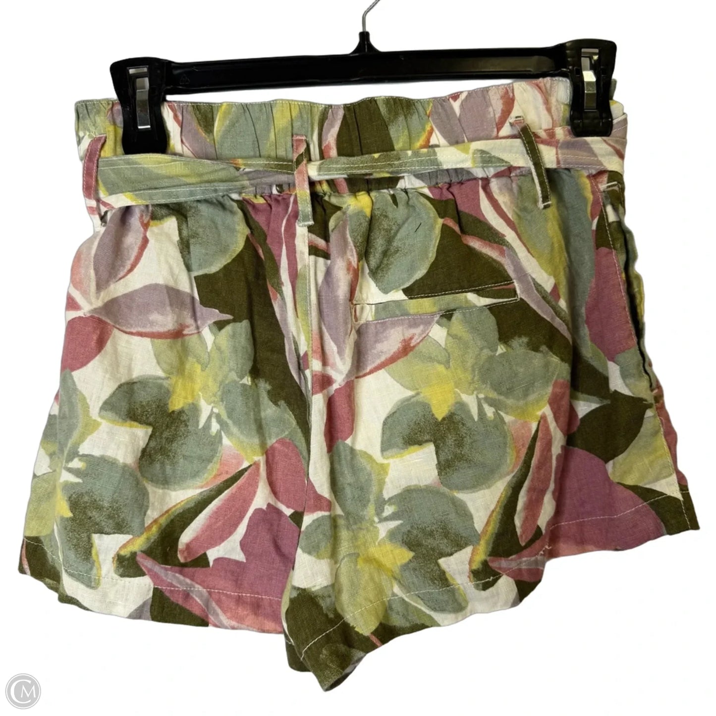 Shorts By Tahari In Green & Pink, Size: M