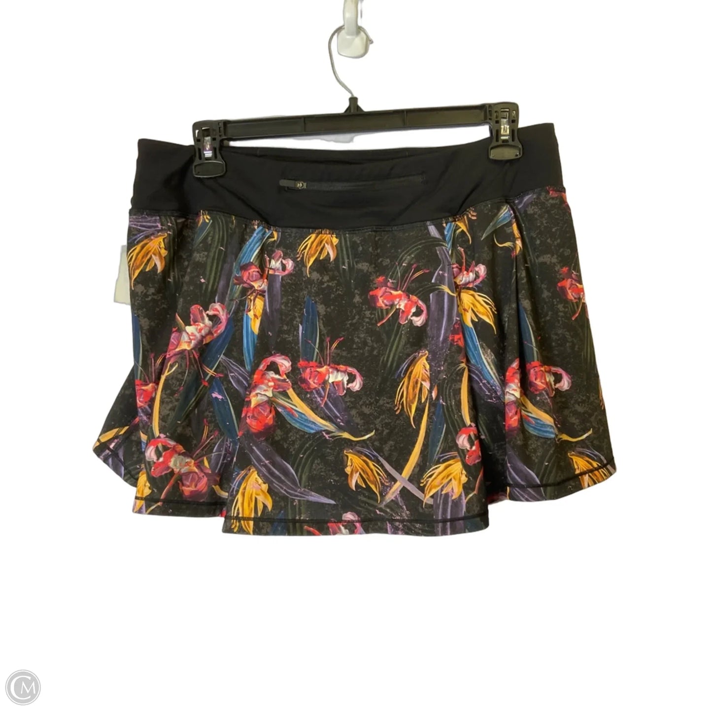 Athletic Skort By Lululemon In Black, Size: 12
