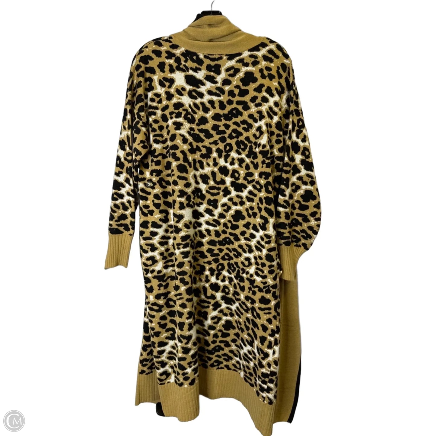 Sweater Cardigan By New York And Co In Animal Print, Size: S
