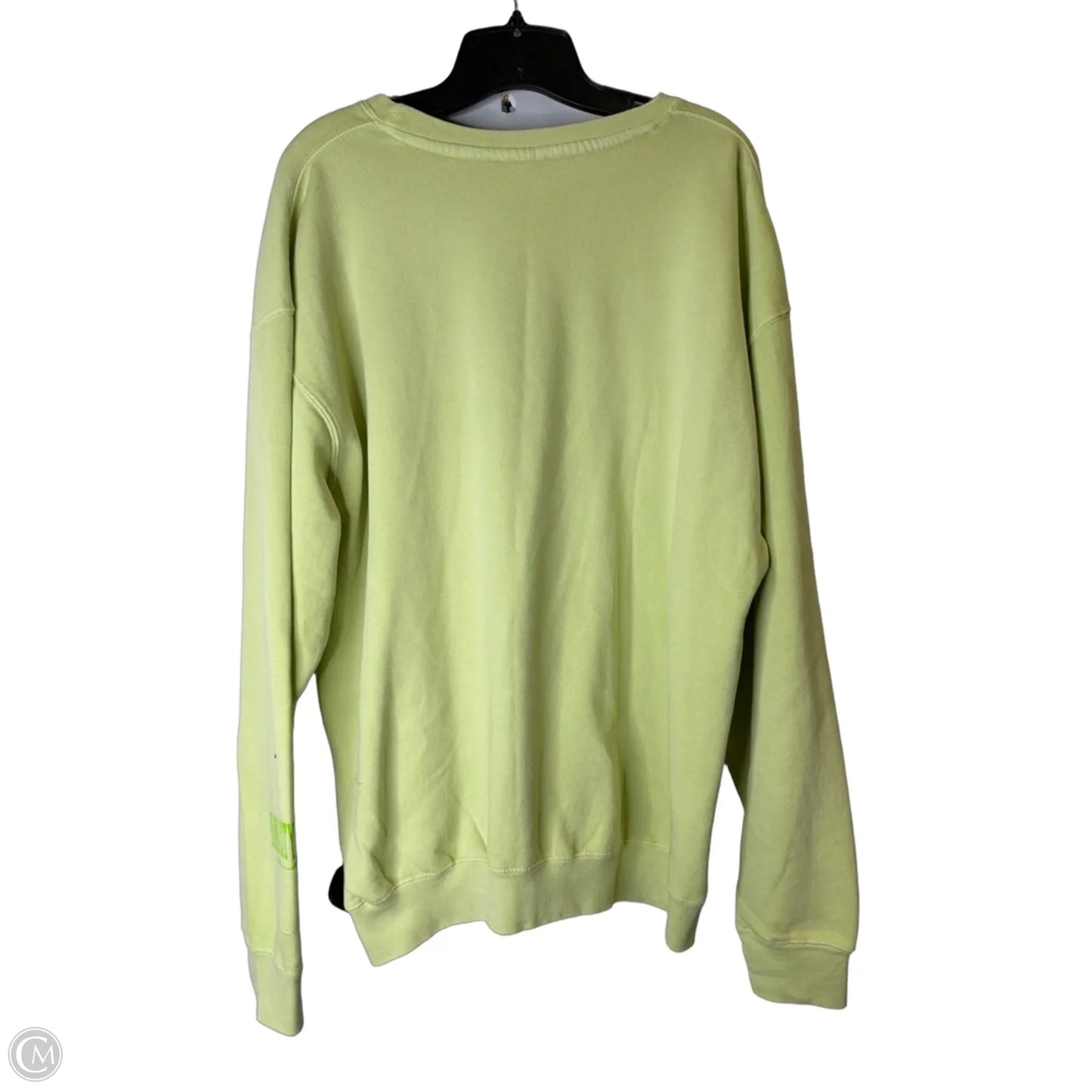 Sweatshirt Crewneck By Clothes Mentor In Green, Size: L