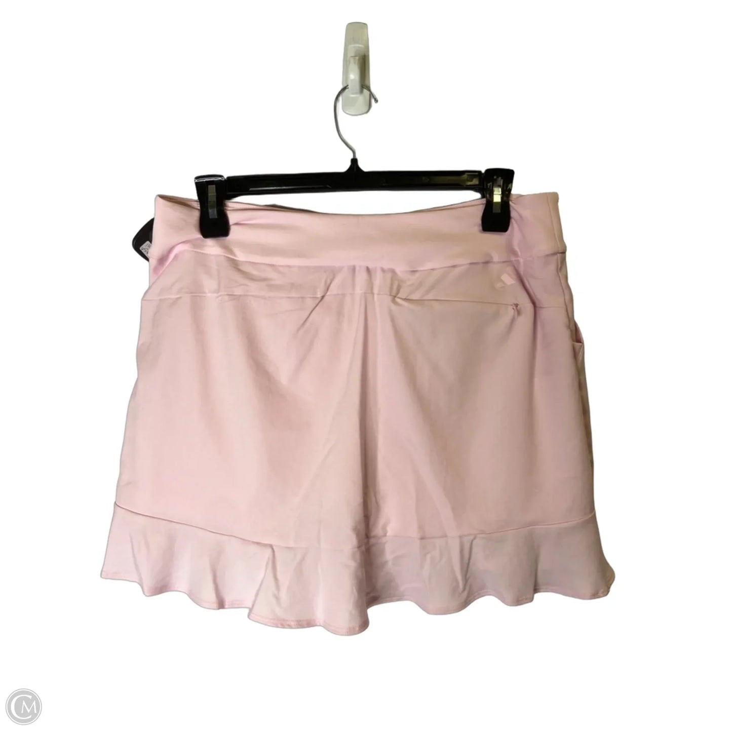 Athletic Skirt By Adidas In Pink, Size: L