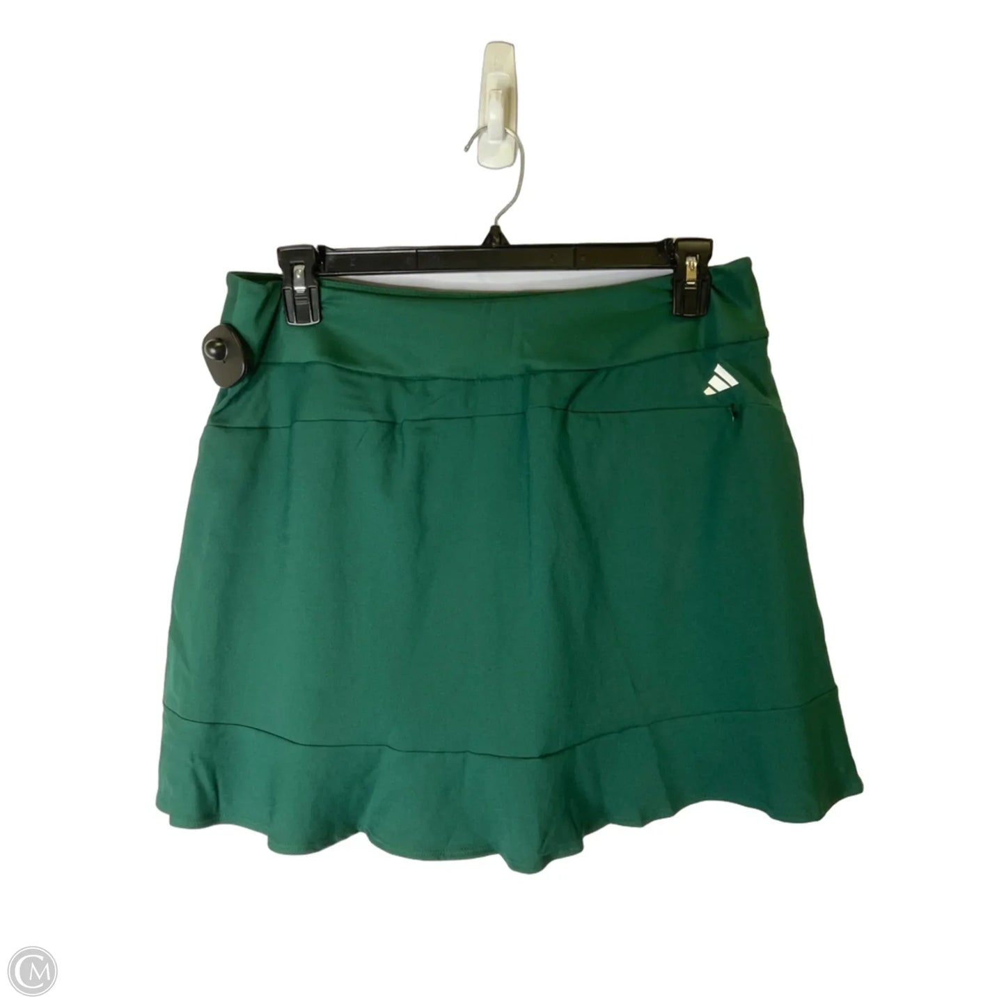 Athletic Skirt By Adidas In Green, Size: L