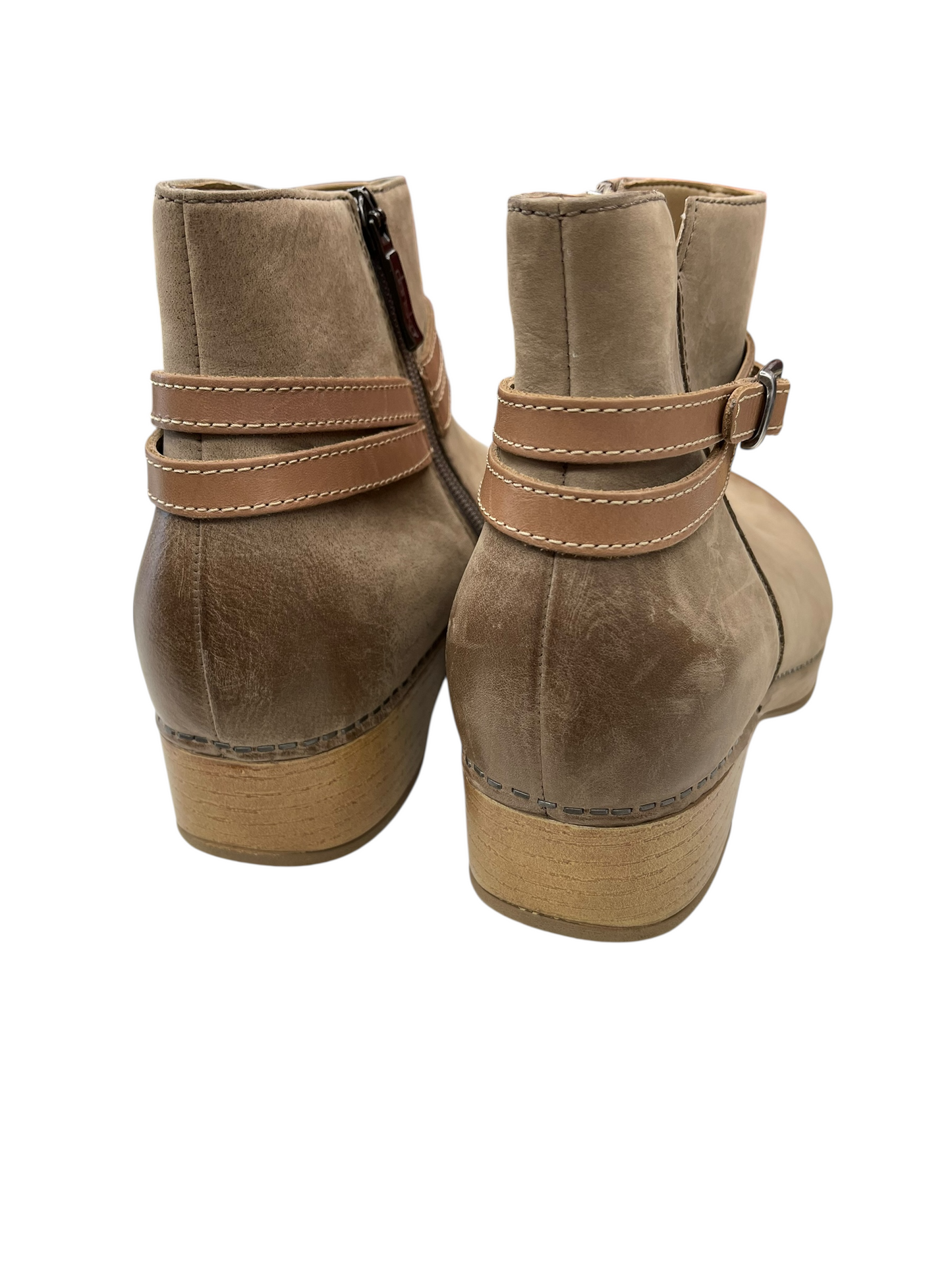 BOOTS ANKLE FLATS by DANSKO In TAN, Size: 10