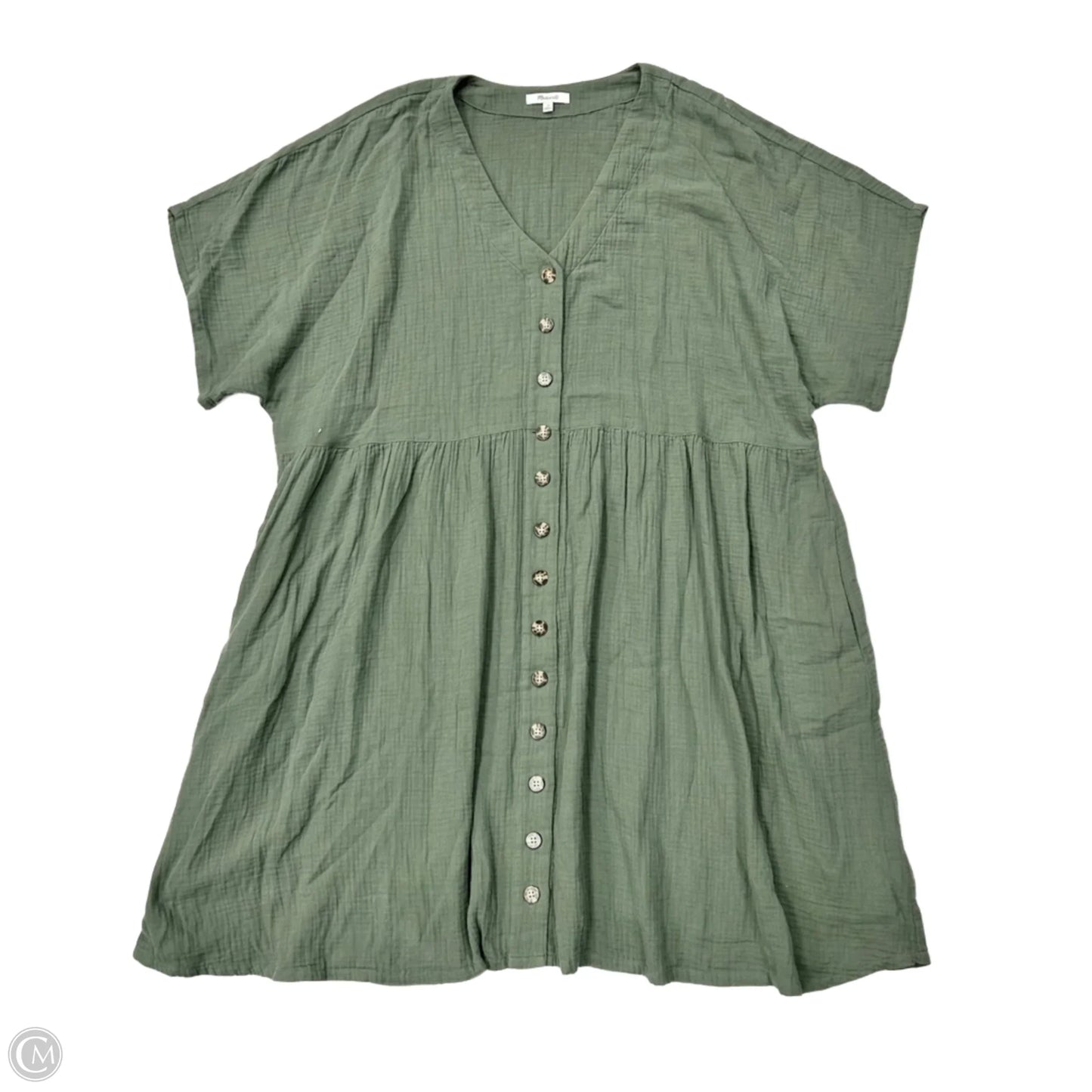 Dress Casual Midi By Madewell In Green, Size: 3x