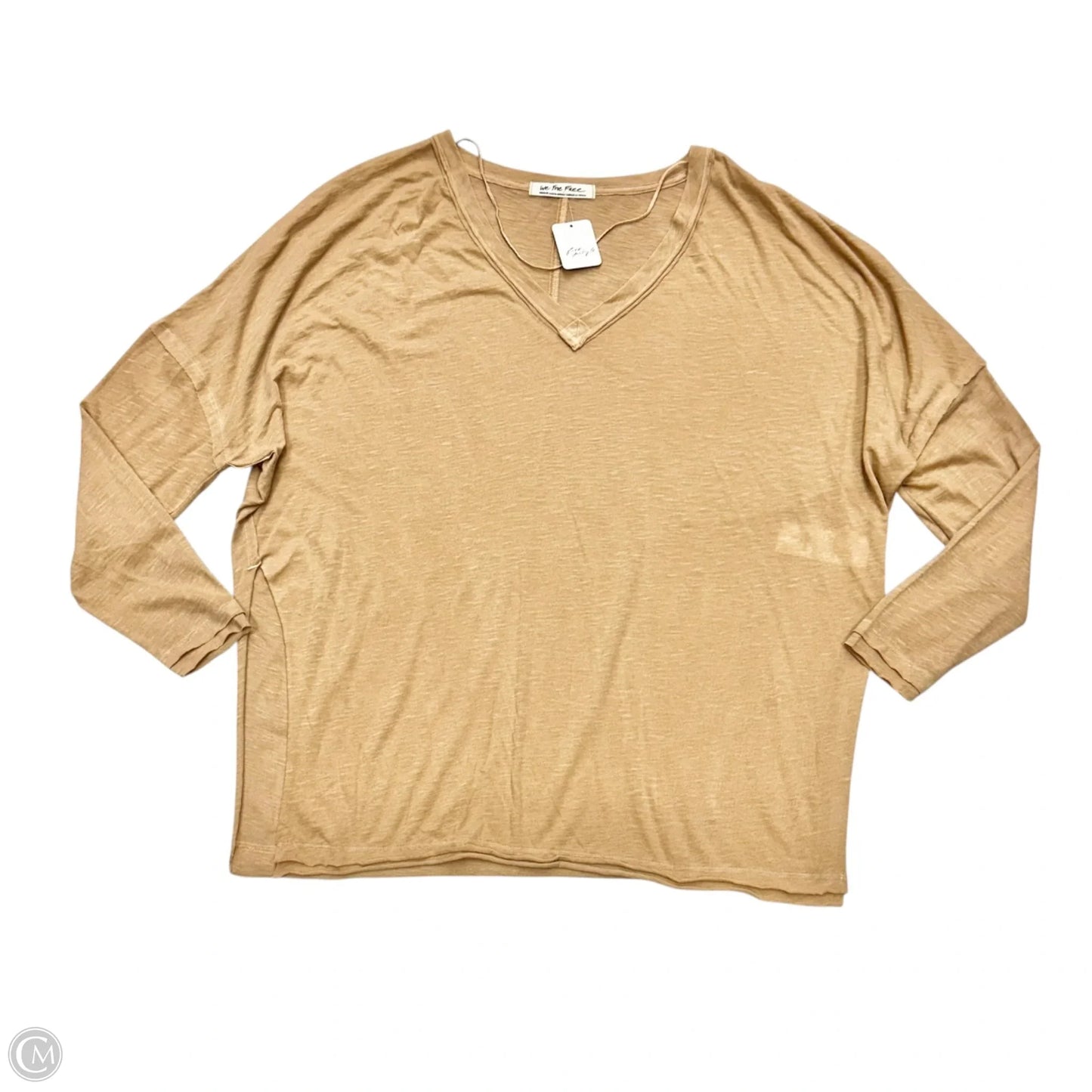 Top Long Sleeve By We The Free In Tan, Size: M