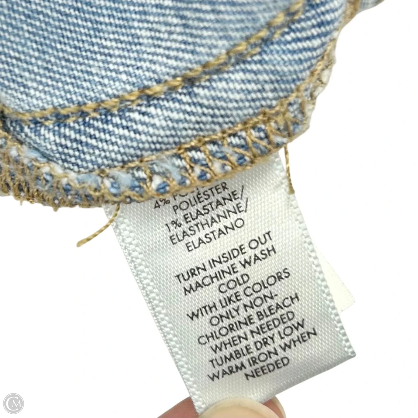 Jeans Flared By Loft In Blue Denim, Size: 10