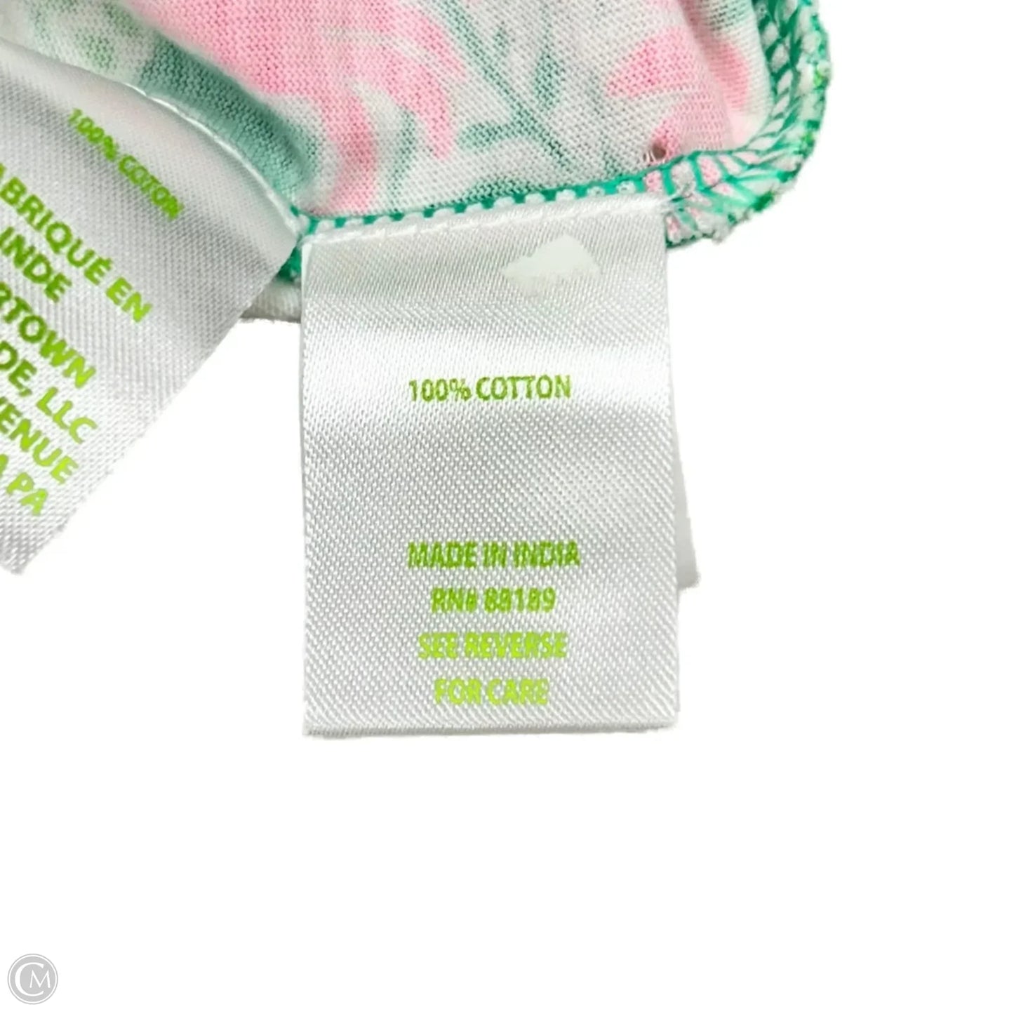 Dress Designer By Lilly Pulitzer In Green & Pink, Size: Xxl