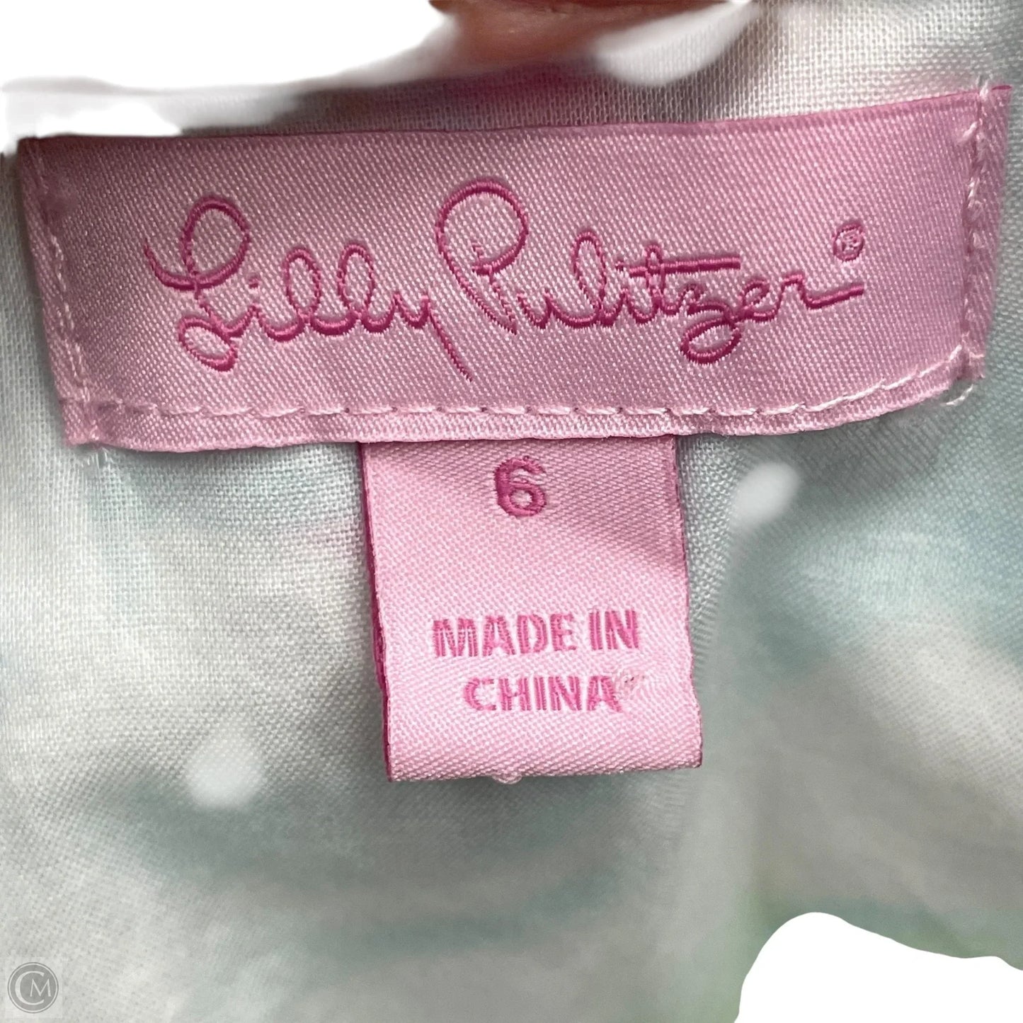 Dress Designer By Lilly Pulitzer In Green & Pink, Size: S