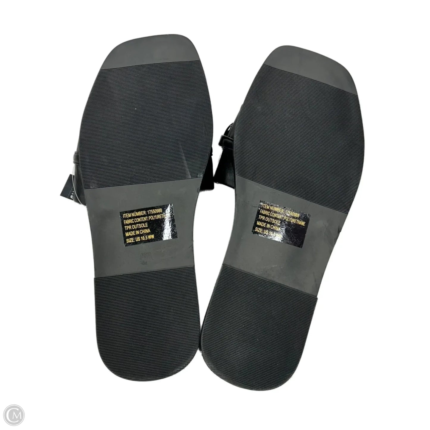 Sandals Flats By Torrid In Black, Size: 10.5