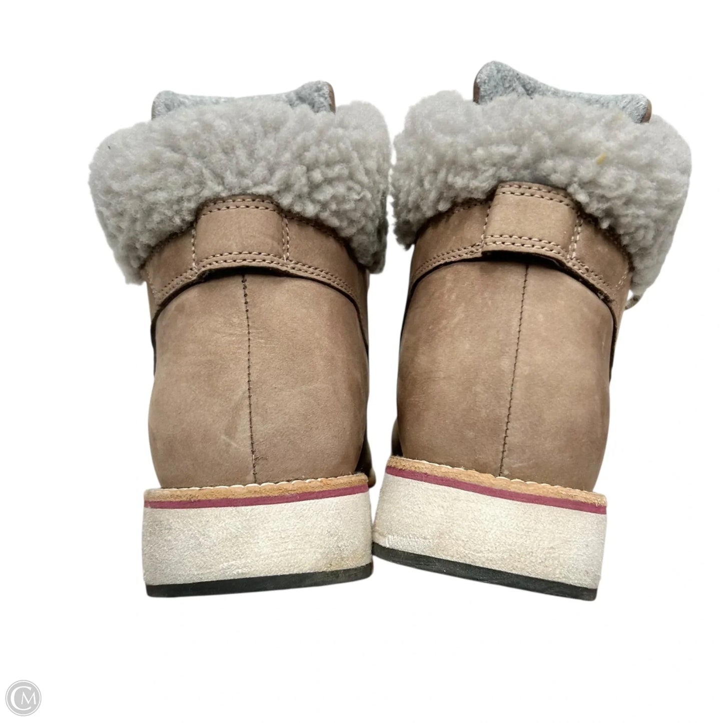 Boots Ankle Flats By Cole-haan In Taupe, Size: 9