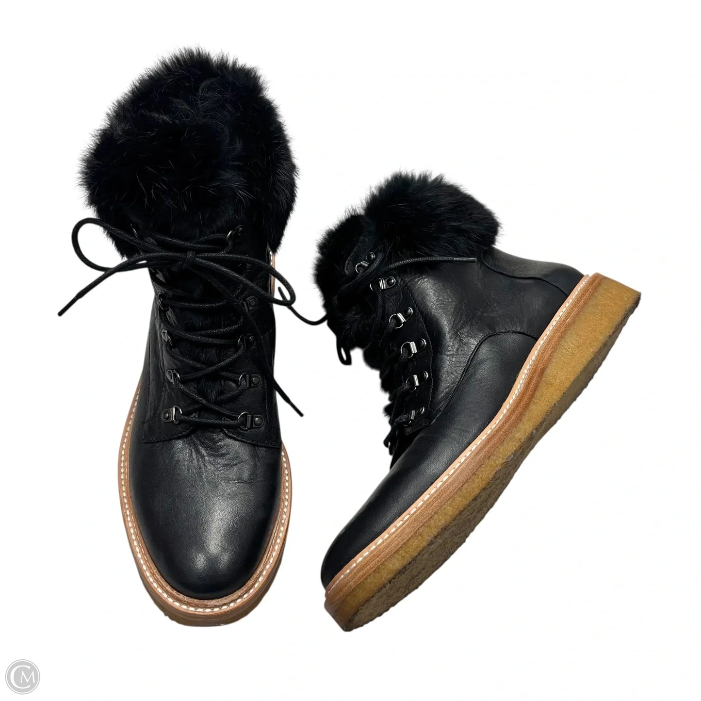 Boots Ankle Flats By Clarks In Black, Size: 11