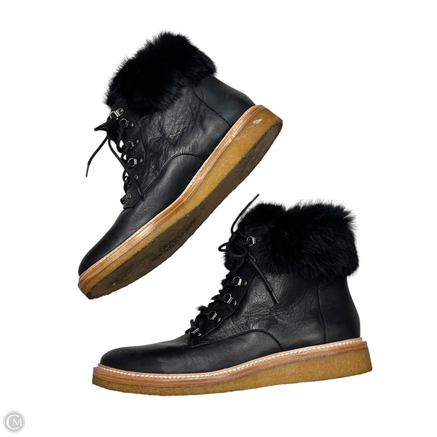 Boots Ankle Flats By Clarks In Black, Size: 11