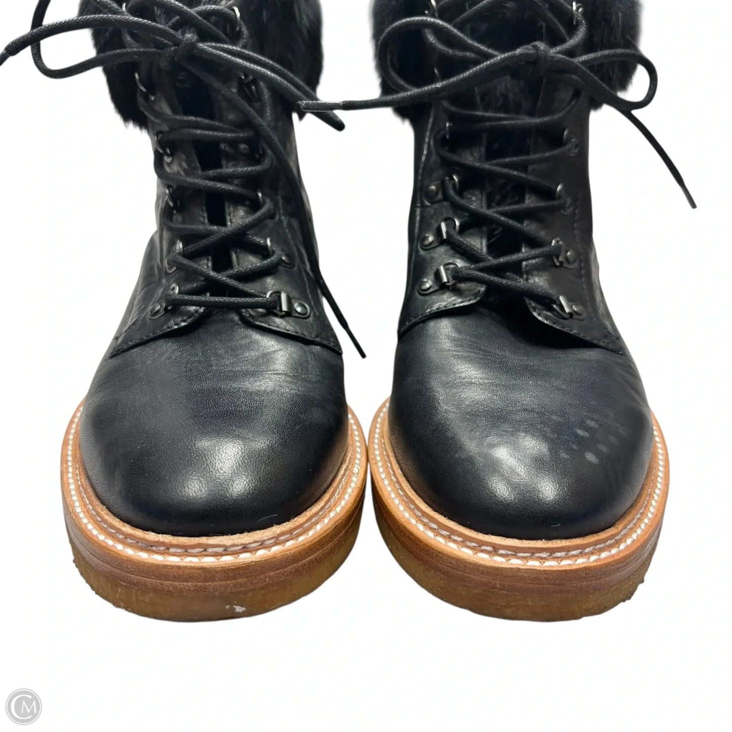 Boots Ankle Flats By Clarks In Black, Size: 11