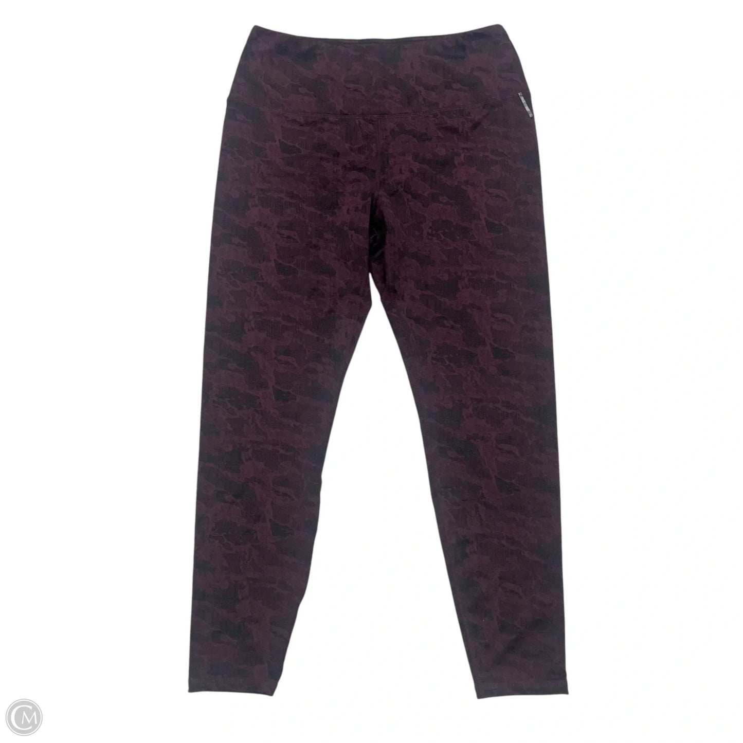 Athletic Leggings By Spyder In Purple, Size: Xl
