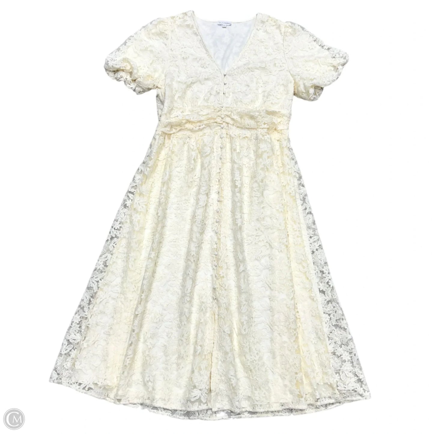 Dress Casual Maxi By Baltic Born In Ivory, Size: 2x