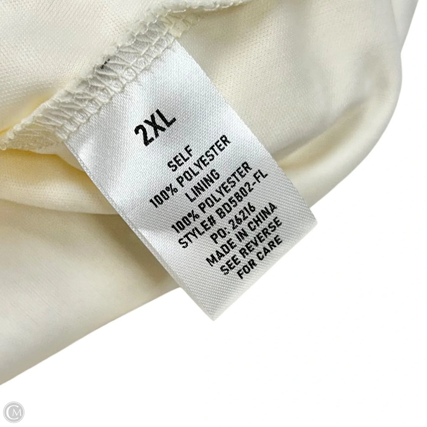 Dress Casual Maxi By Baltic Born In Ivory, Size: 2x