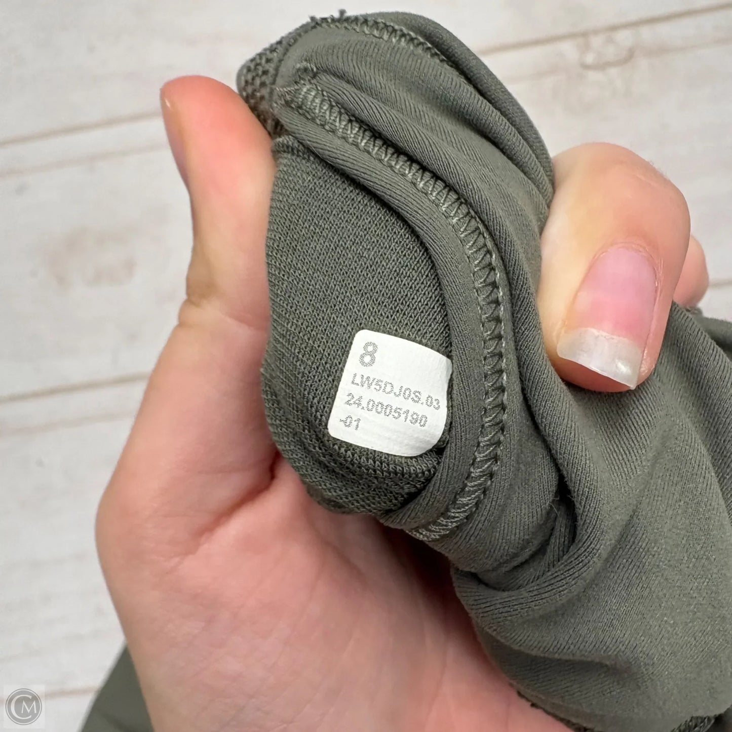 Athletic Leggings By Lululemon In Green, Size: M