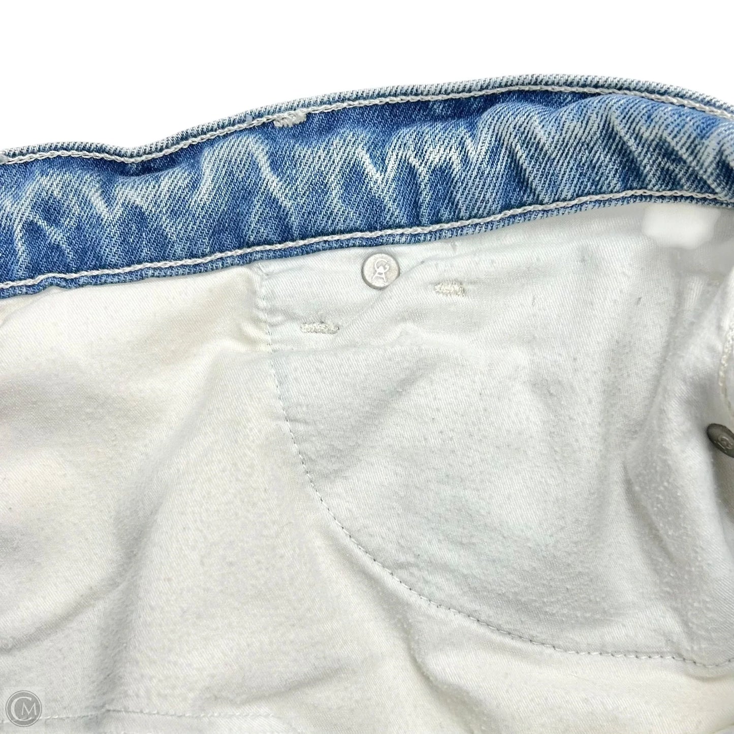 Jeans Wide Leg By Good American In Blue Denim, Size: 10