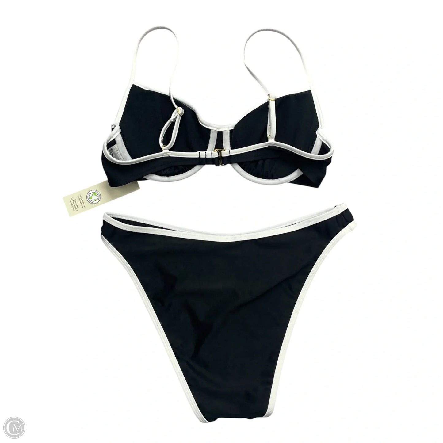 Swimsuit 2pc By No Boundaries In Black & White, Size: S