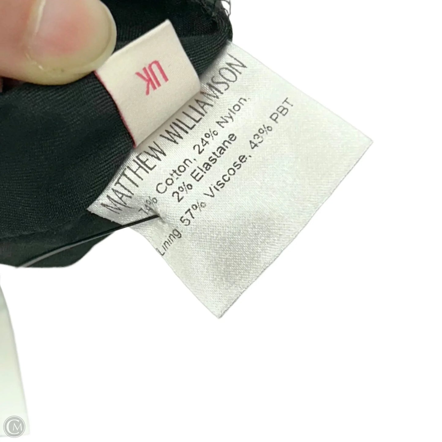 Dress Casual Midi By Matthew Williamson In Black & Green, Size: 10