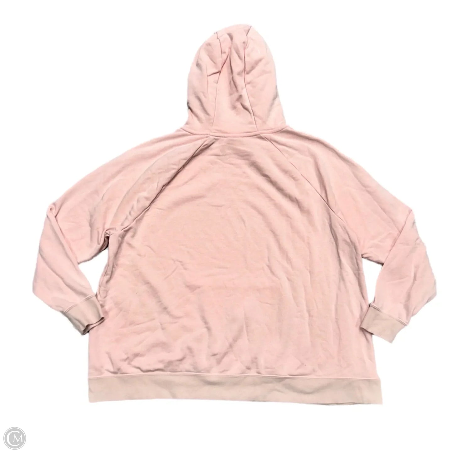 Sweatshirt Hoodie By Nike In Pink, Size: 2x