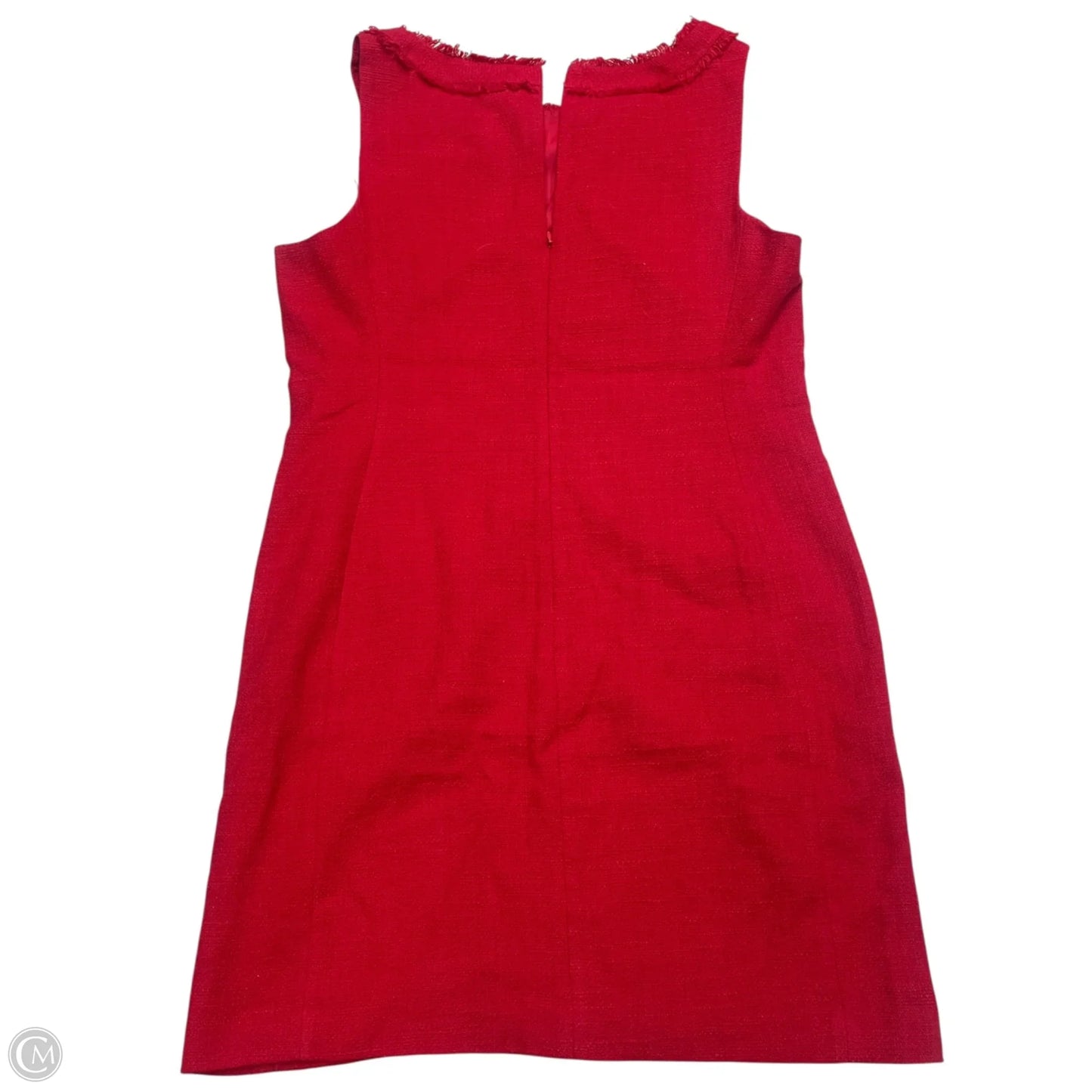 Dress Designer By Karl Lagerfeld In Red, Size: Xl