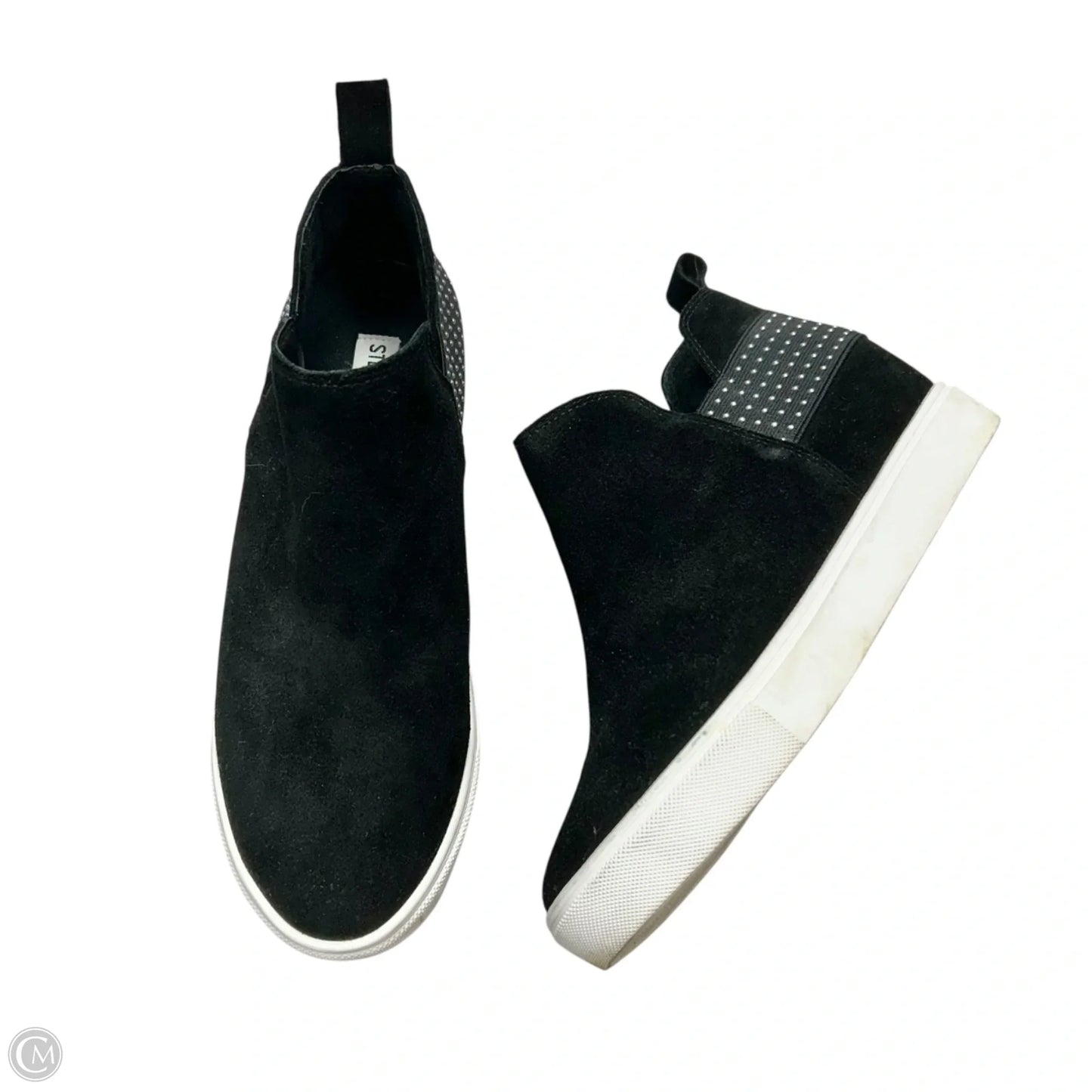 Shoes Flats By Steve Madden In Black & White, Size: 8.5