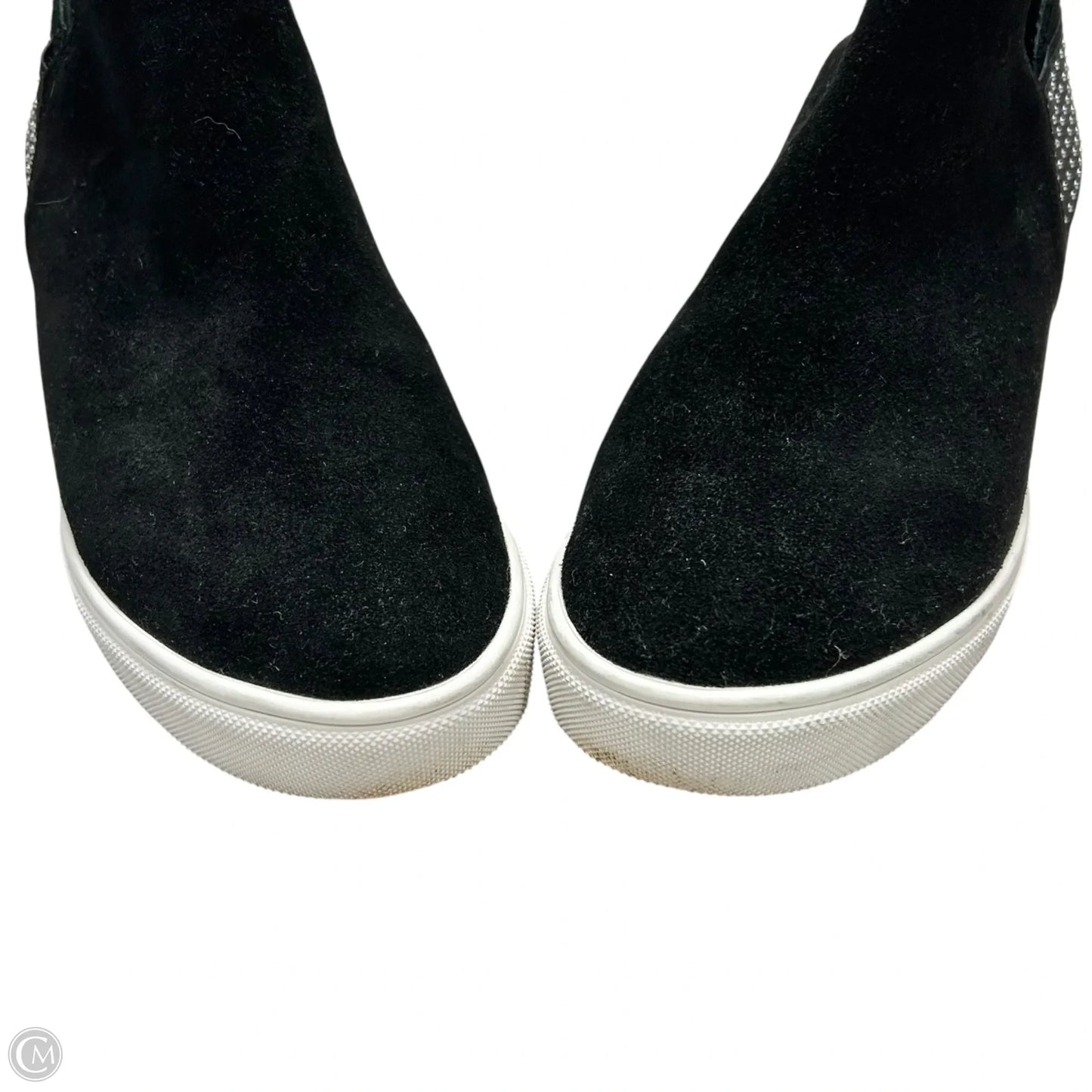 Shoes Flats By Steve Madden In Black & White, Size: 8.5