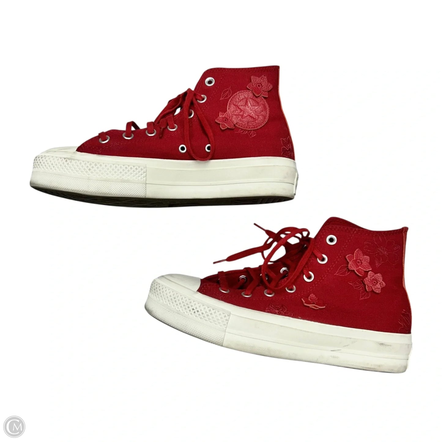 Shoes Flats By Converse In Red, Size: 9.5