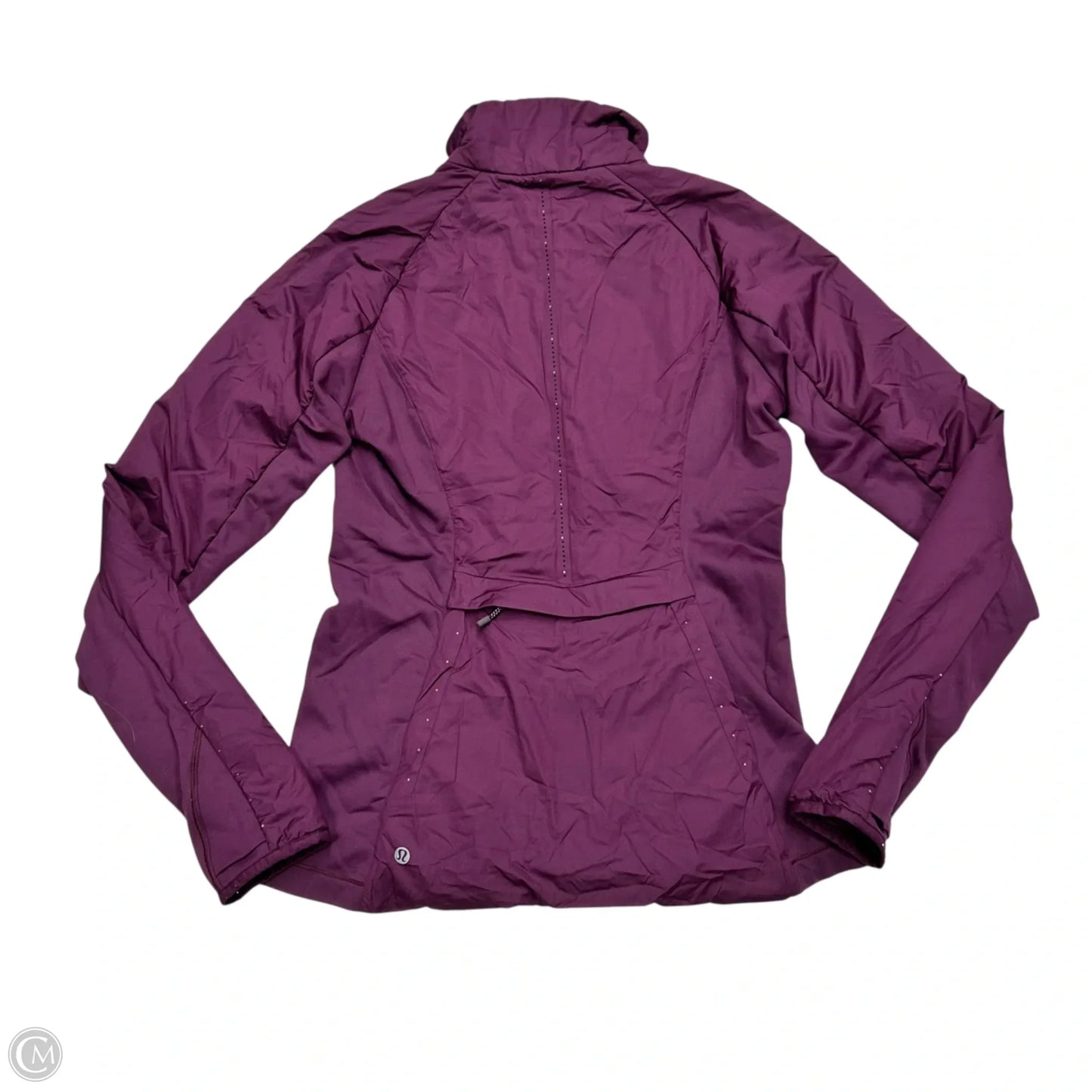 Athletic Jacket By Lululemon In Maroon, Size: S