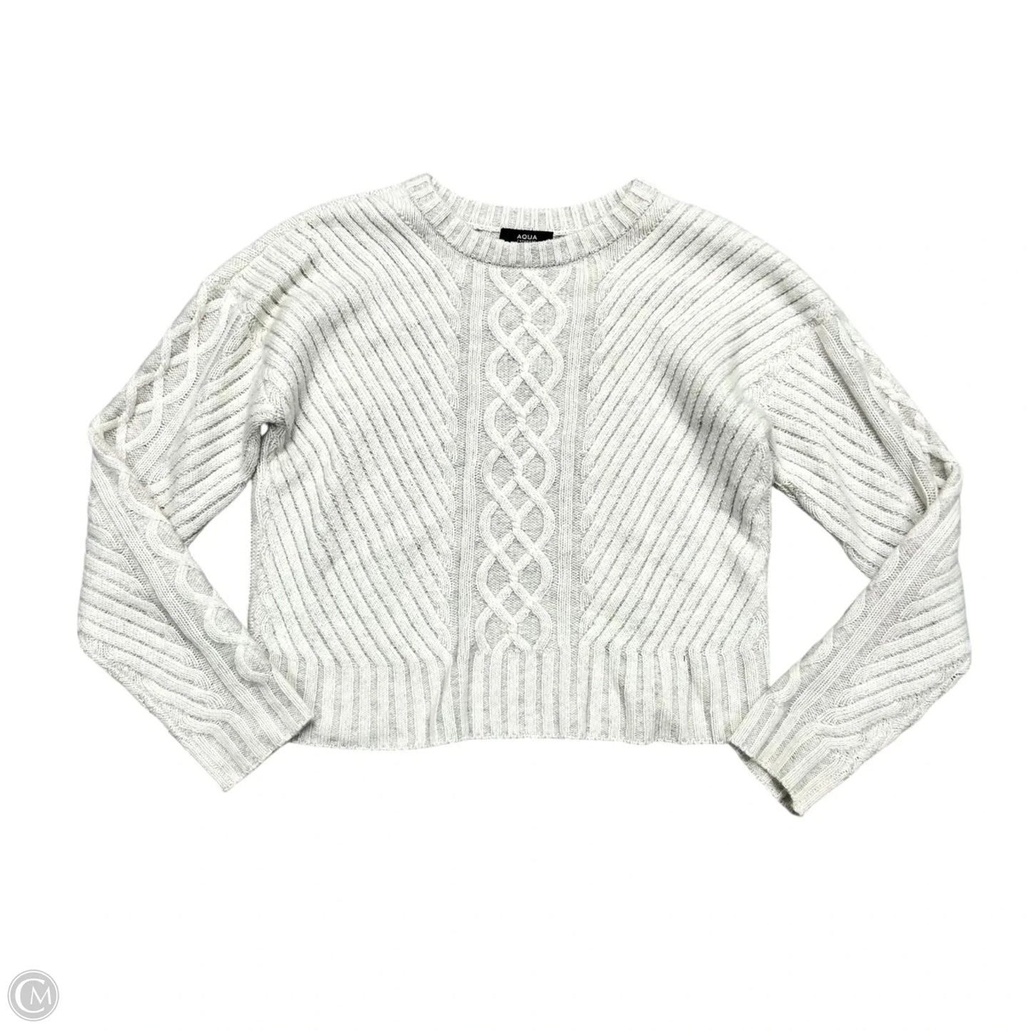 Sweater Cashmere By Aqua In Grey, Size: S