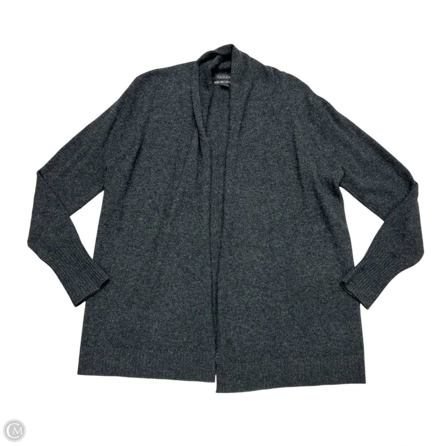 Sweater Cashmere By Tahari In Grey, Size: L