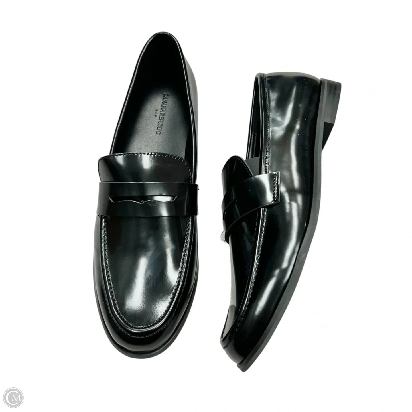 Shoes Flats By Banana Republic In Black, Size: 10