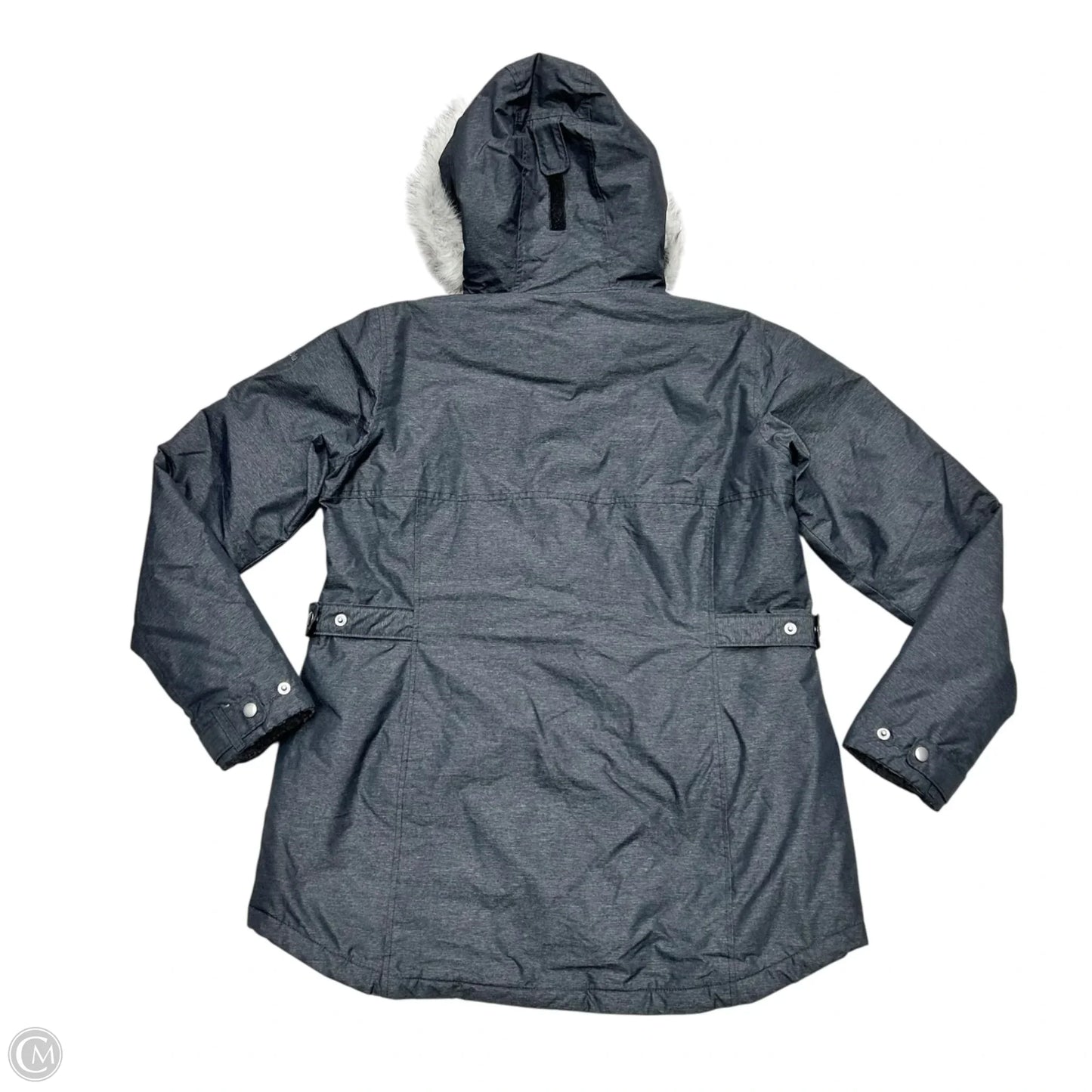 Coat Parka By Columbia In Grey & White, Size: Xl