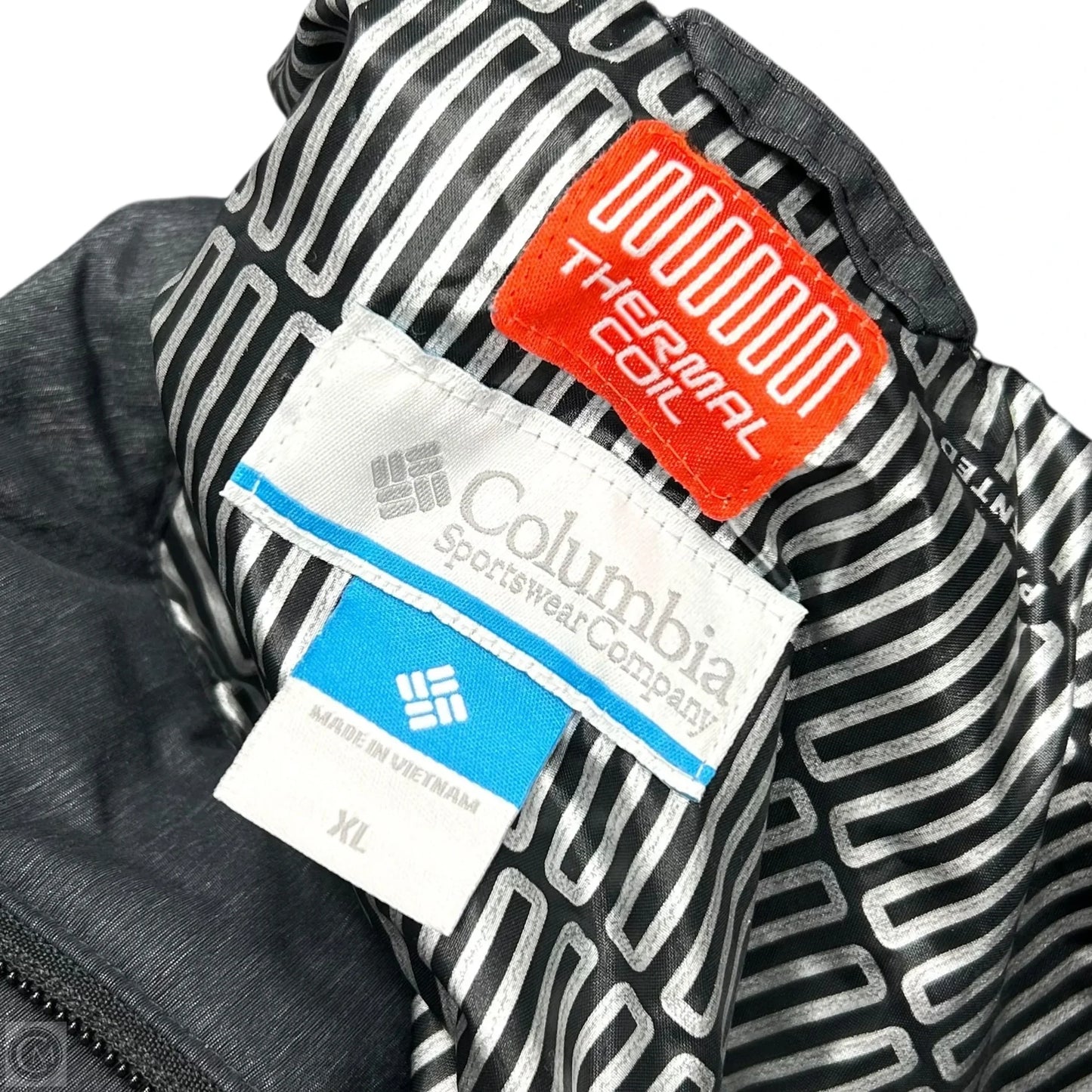Coat Parka By Columbia In Grey & White, Size: Xl