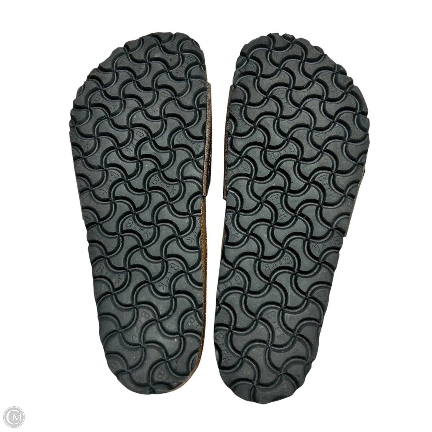 Sandals Flats By Birkenstock In Brown, Size: 9.5
