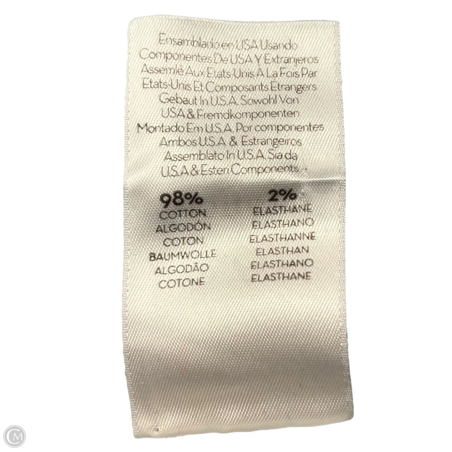 Jeans Straight By Mother In Blue Denim, Size: 2