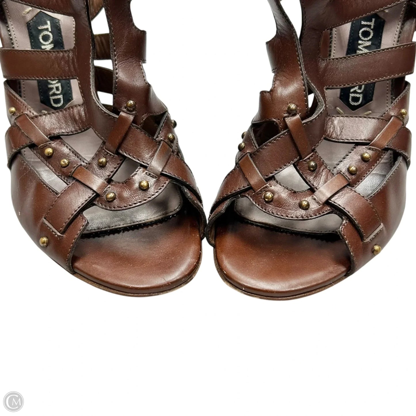 Shoes Luxury Designer By Tom Ford In Brown, Size: 7.5