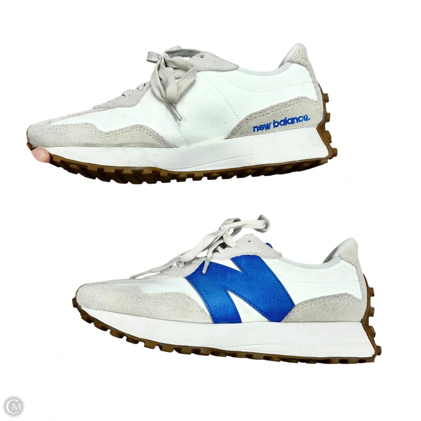 Shoes Athletic By New Balance In Blue & White, Size: 7