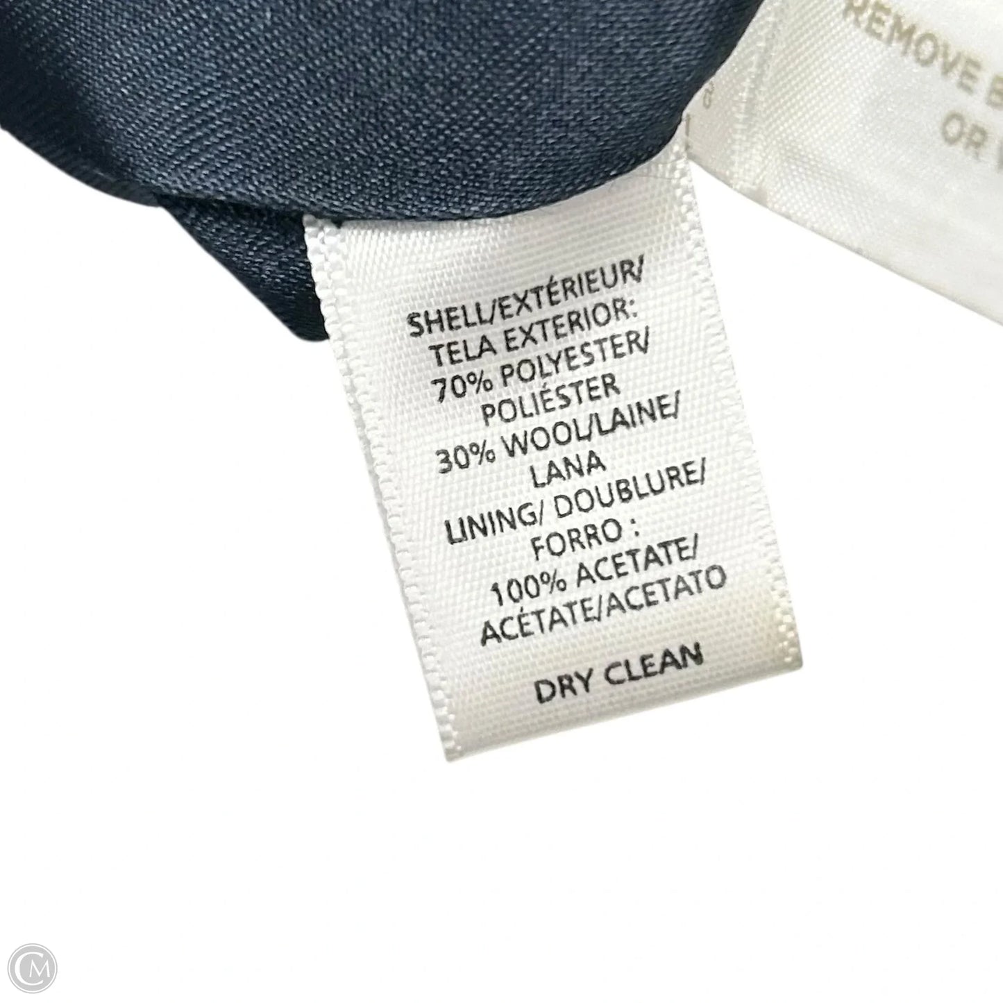 Coat Peacoat By Loft In Blue & Red, Size: L