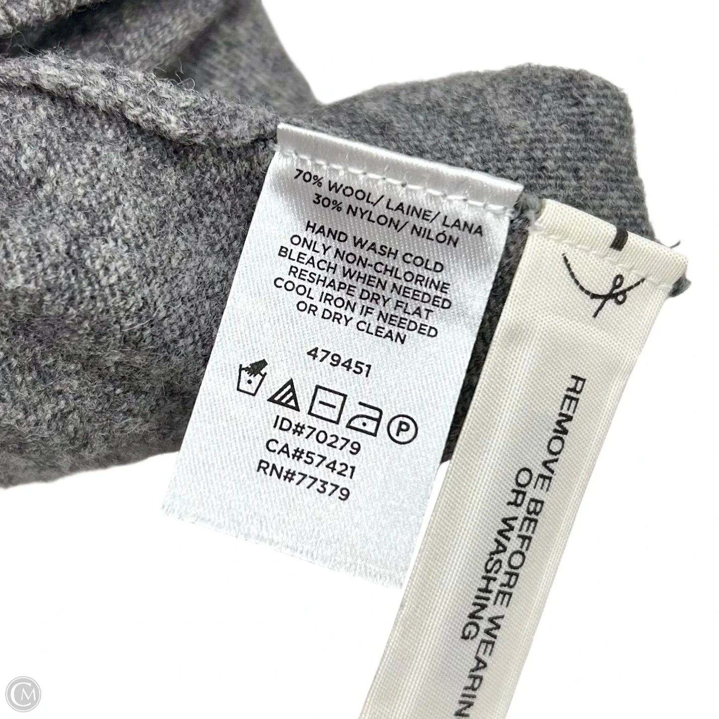 Dress Sweater By Ann Taylor In Grey, Size: Xl