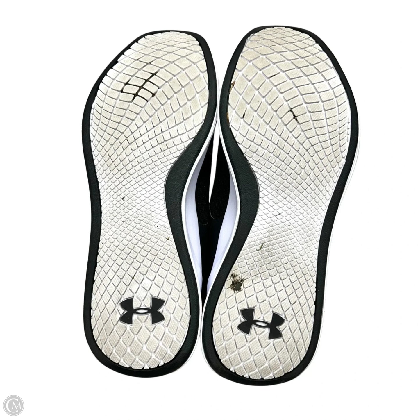 Shoes Athletic By Under Armour In Black & White, Size: 10
