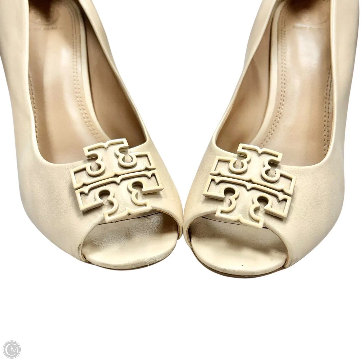 Shoes Designer By Tory Burch In Cream, Size: 10